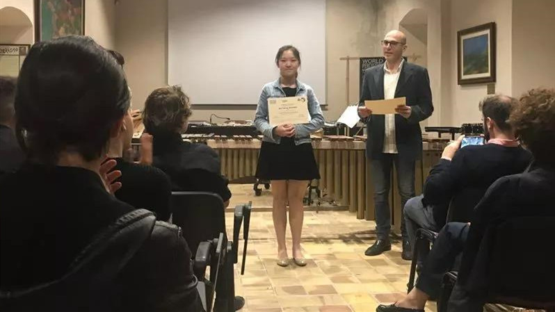 附中张柏杨、刘子墨同学在2019WPM国际打击乐大赛中荣获佳绩!